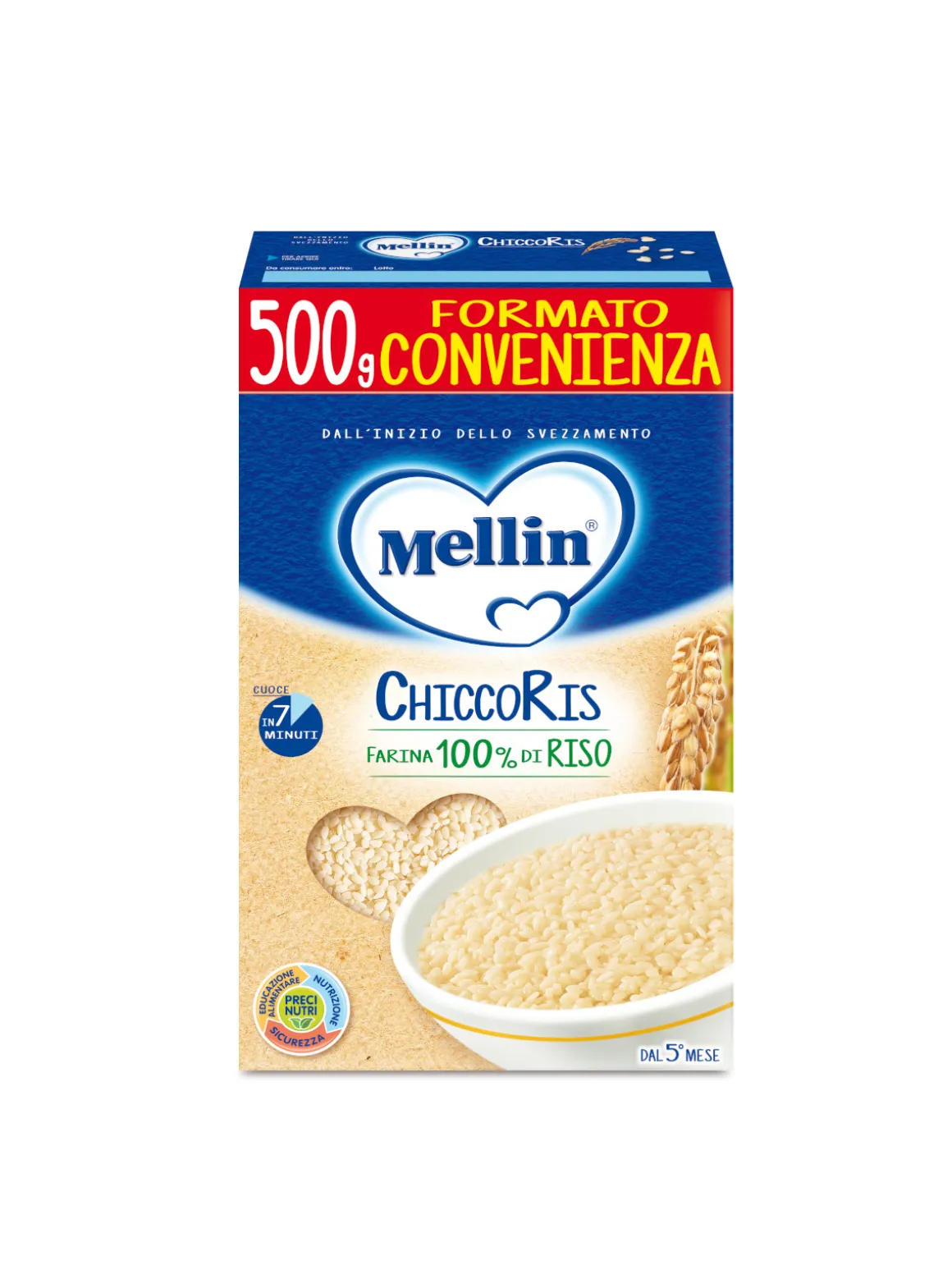 Mellin – pastina chiccoris 500 gr
