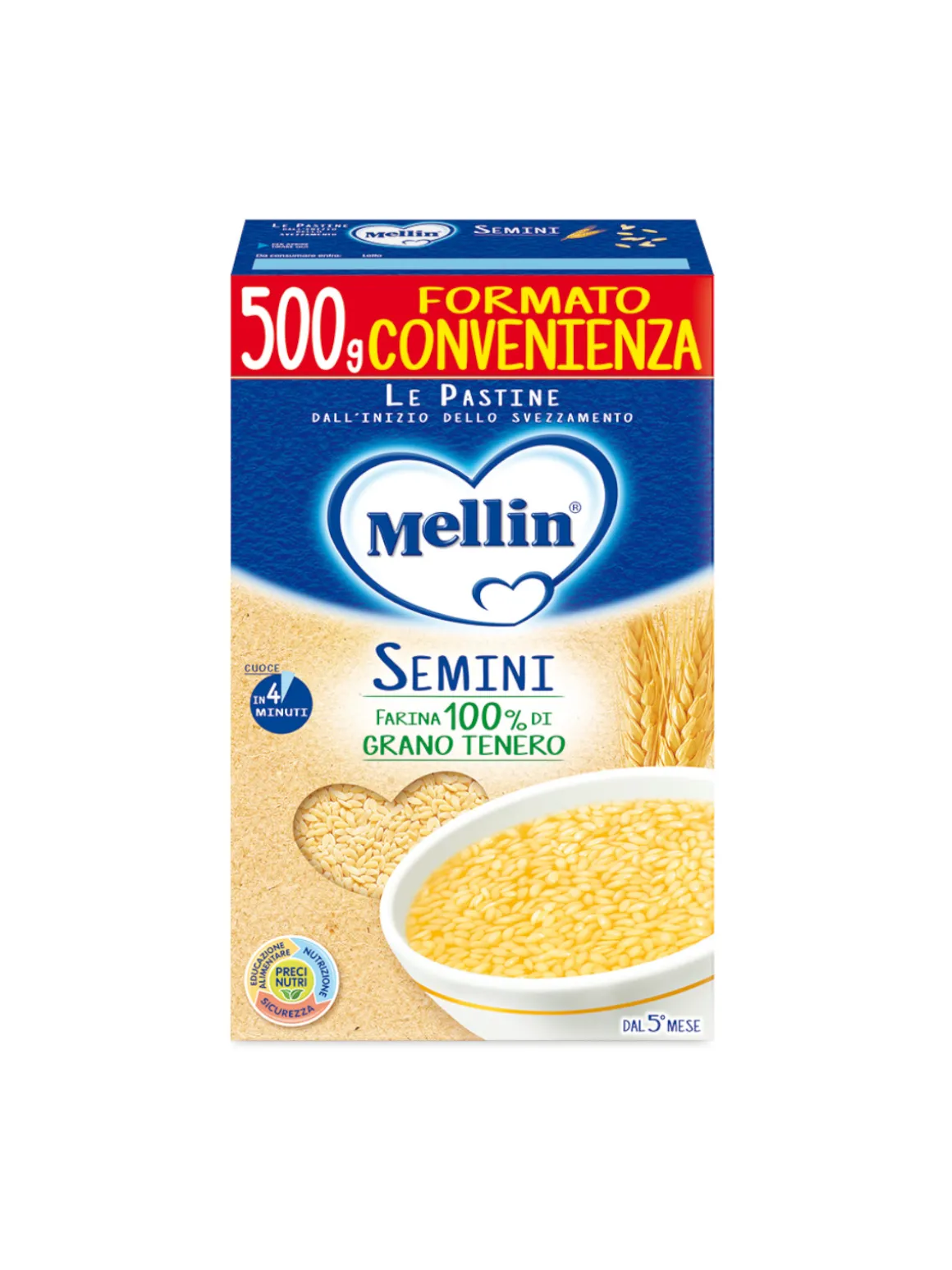 Mellin – pastina semini 500 gr