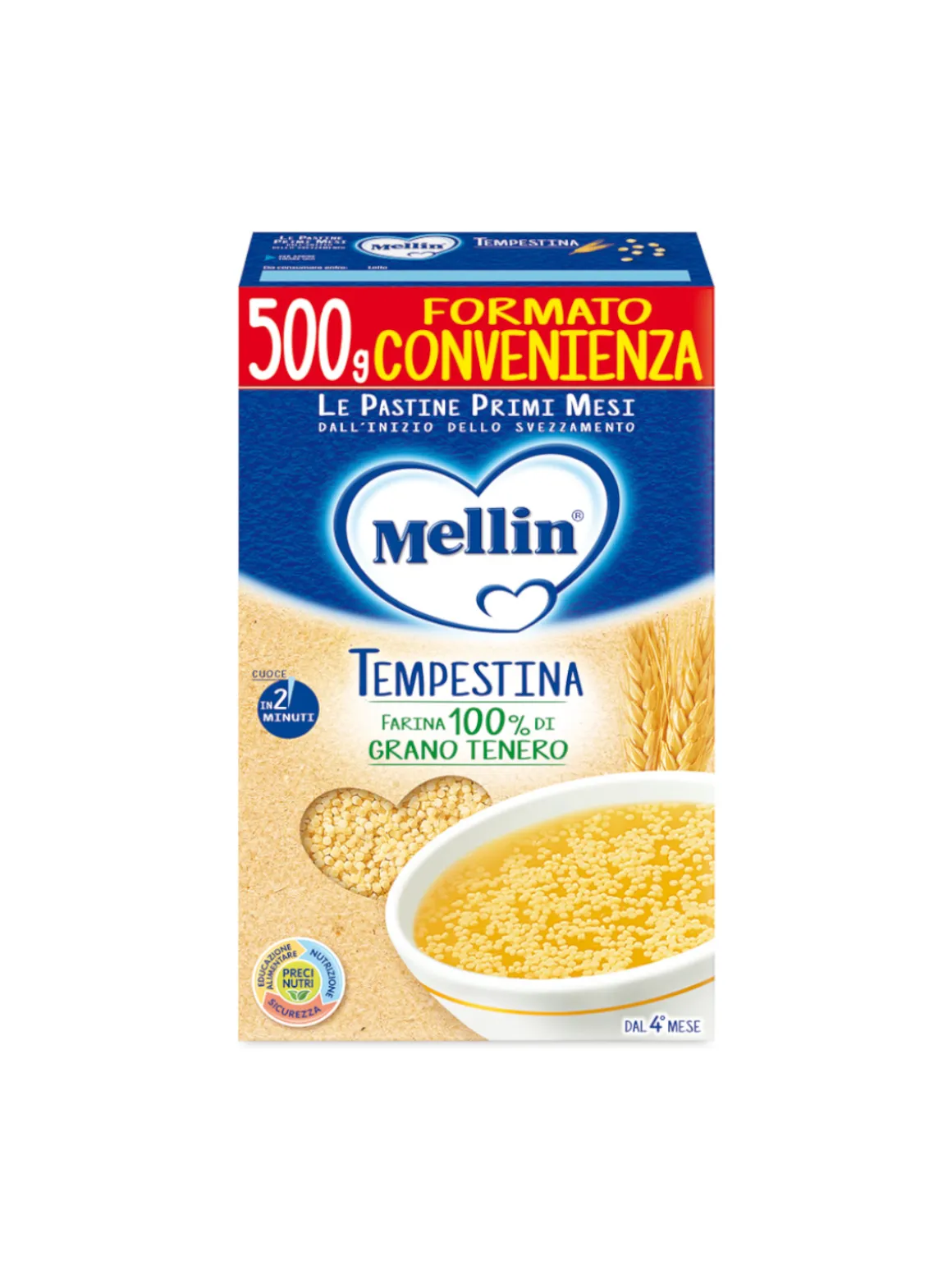 Mellin – pastina tempestina 500 gr