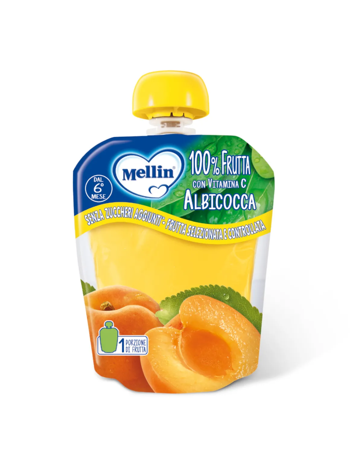 Mellin – pouch albicocca 90 gr