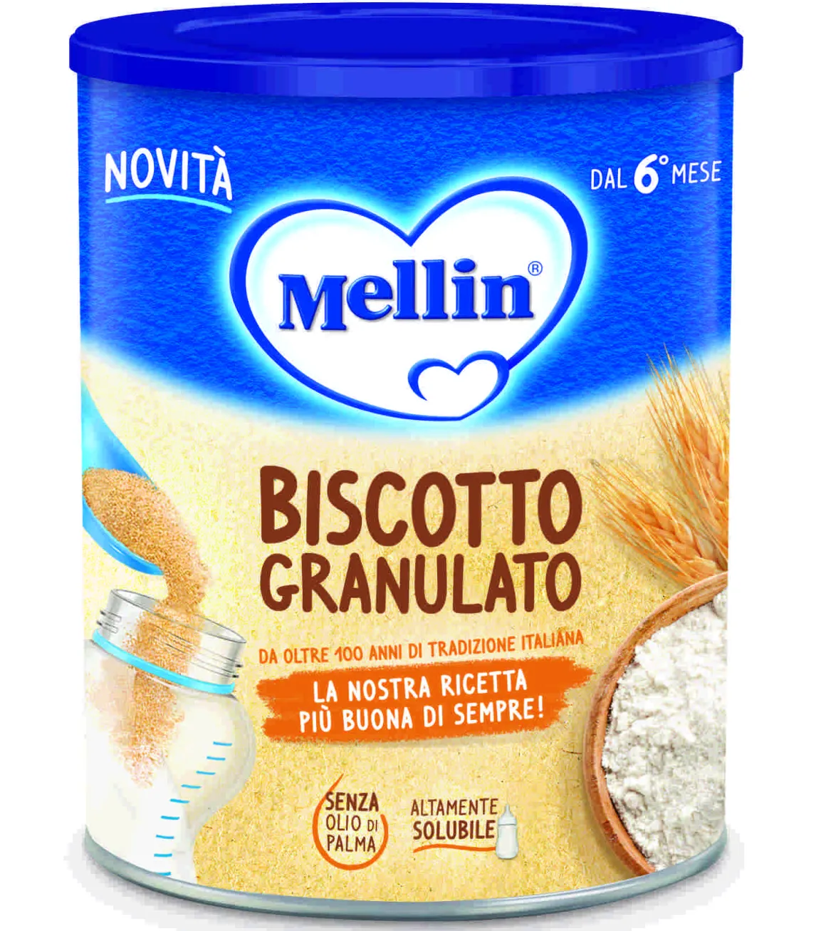 Mellin biscotto granulato o/s 400 gr