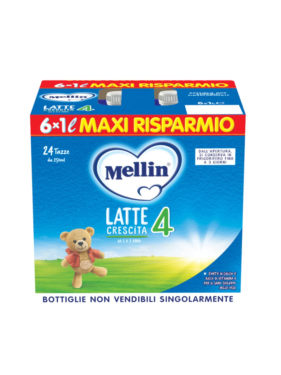 Mellin mellin crescita 4 6×1000 ml