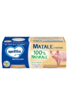 Mellin omogeneizzato prosciutto 2×80 gr