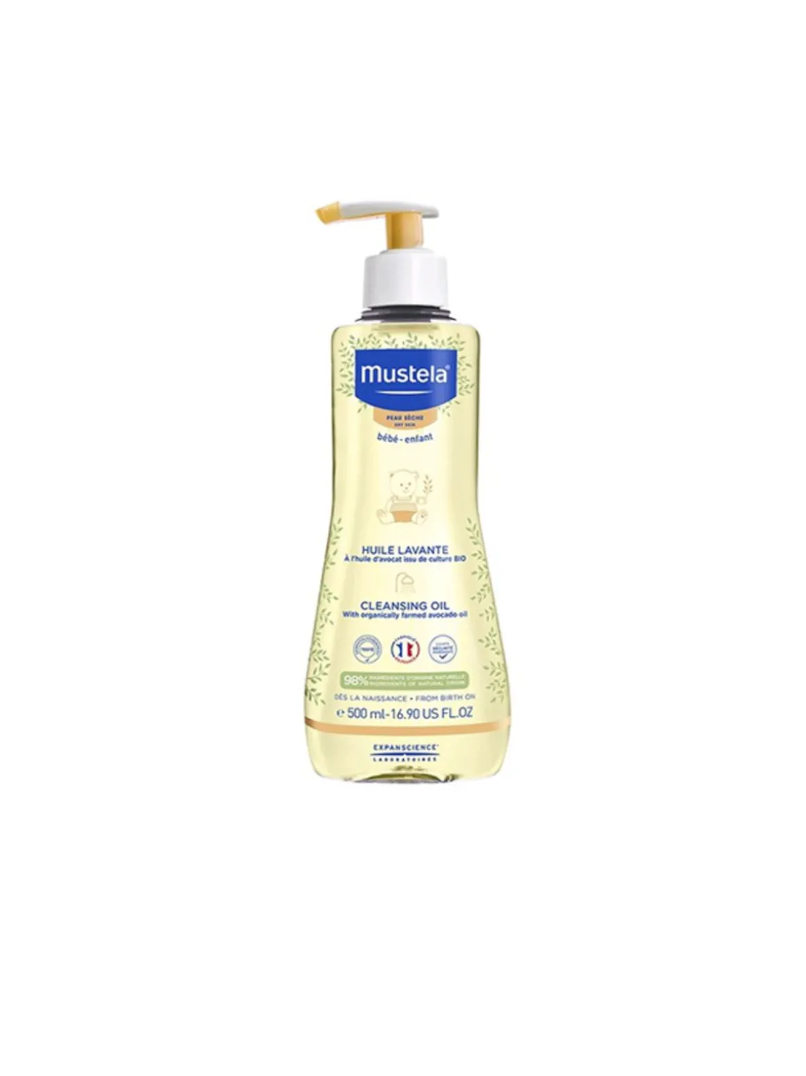 Mustela olio bagno 500 ml