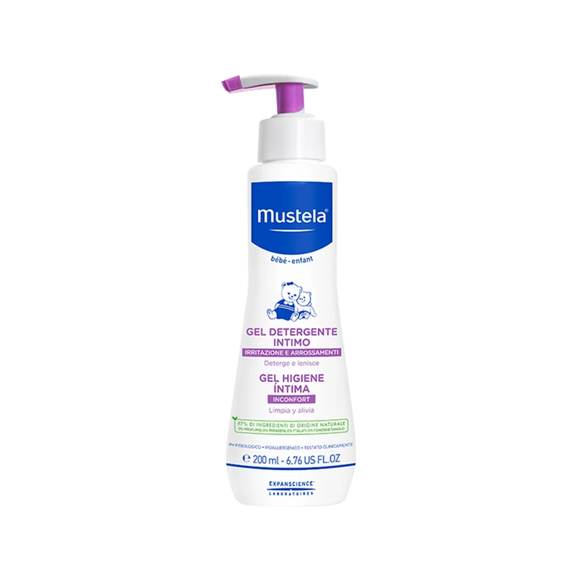 Mustela stelatria gel lavante per l’igiene intima fin dalla nascita 150 ml