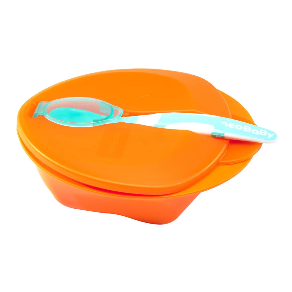 Neobaby set pappa con cucchiaio 6m + – colori assortiti –