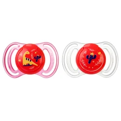 Neobaby succhietto anatomico silicone mini 0m+ rosa 2pz