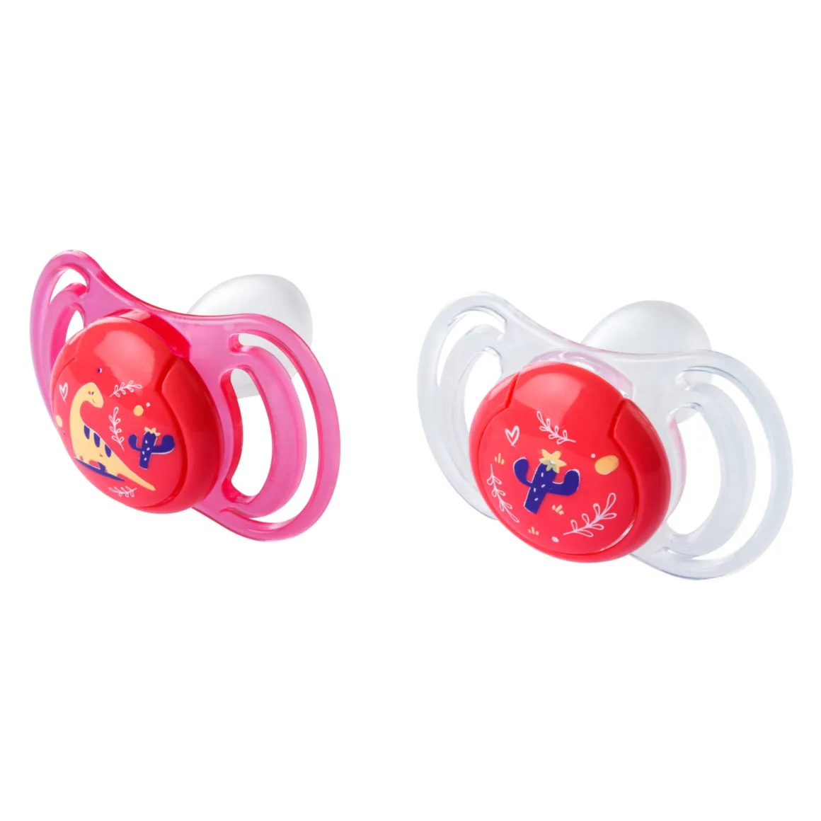 Neobaby succhietto anatomico silicone mini 0m+ rosa 2pz