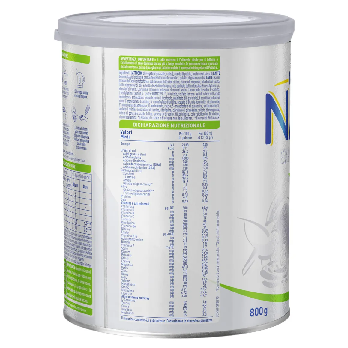 Nestlé nan expert pro ac-as latte in polvere latta 800g