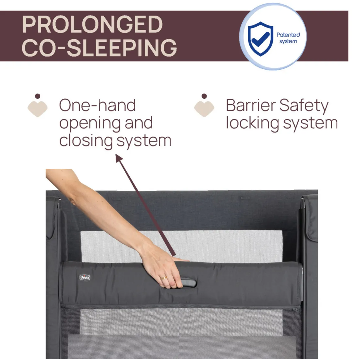 Next2me forever lettino cosleeping rice – chicco