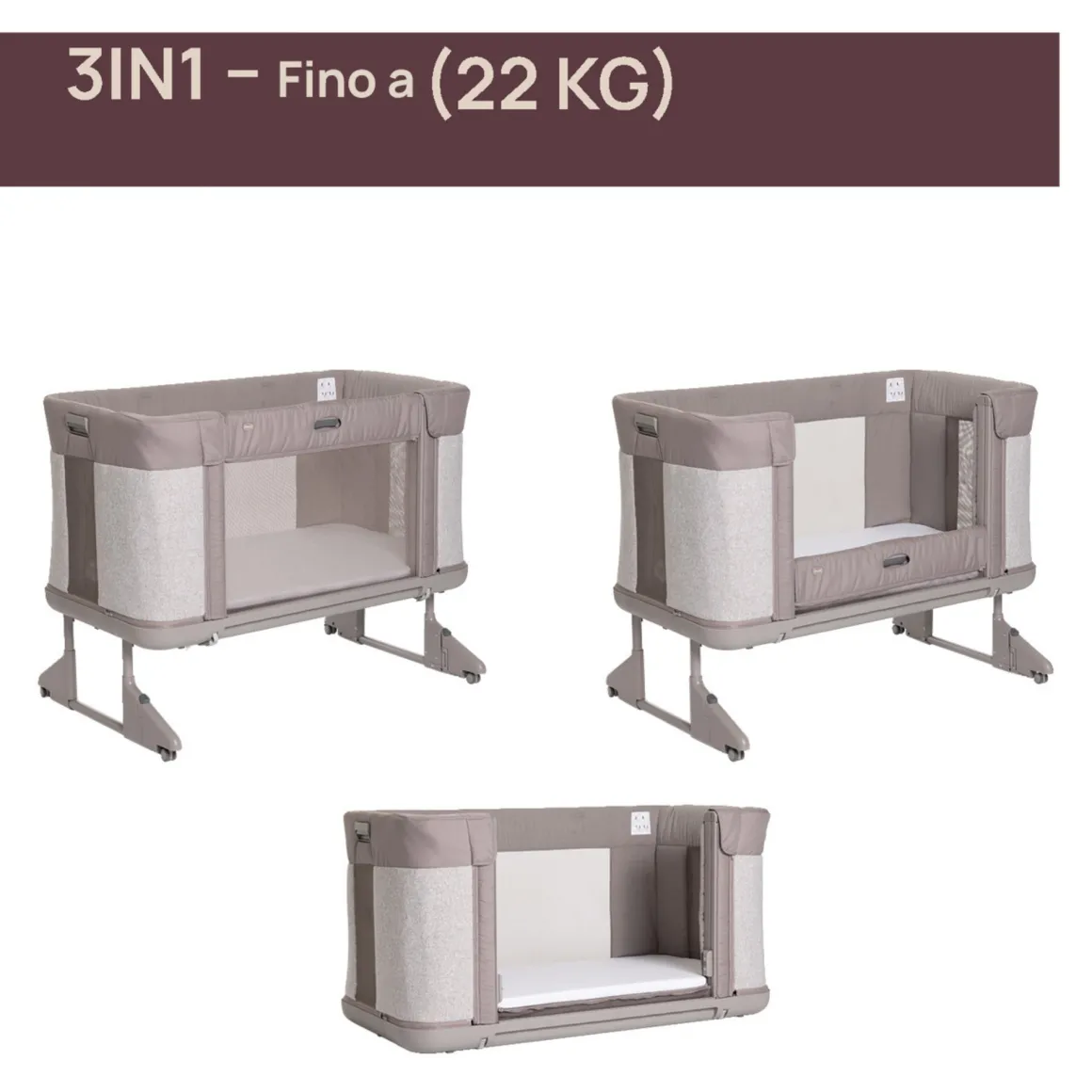 Next2me forever lettino cosleeping almond – chicco