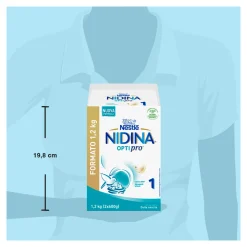 Nidina optipro 1 dalla nascita latte in polvere – 1.2 kg (2x600g) -nestlé