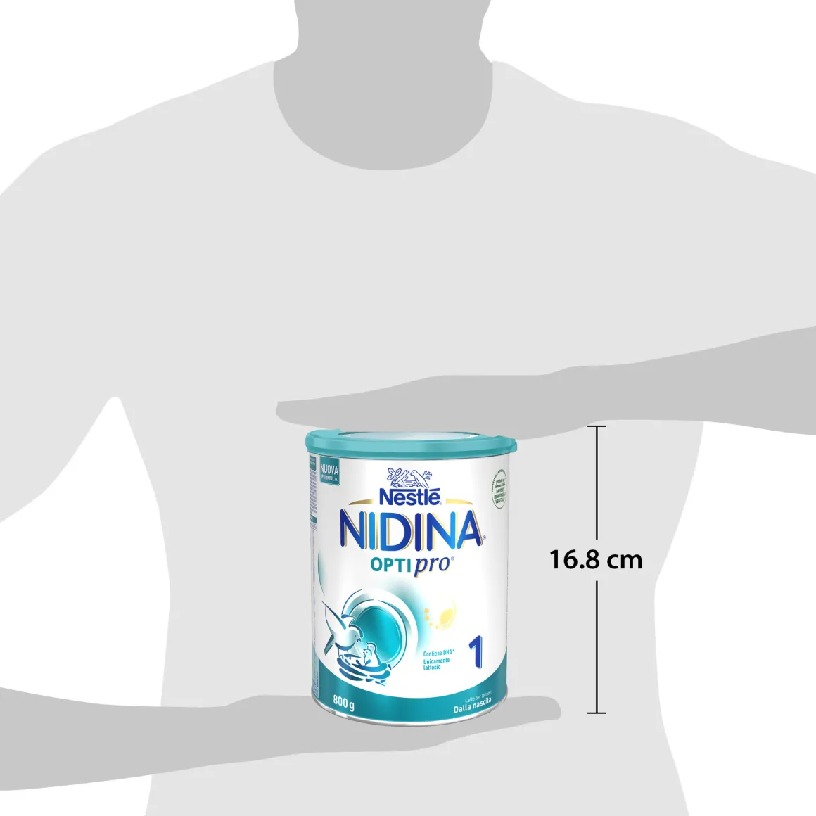 Nidina optipro 1 dalla nascita latte per lattanti in polvere 800g – nestlé