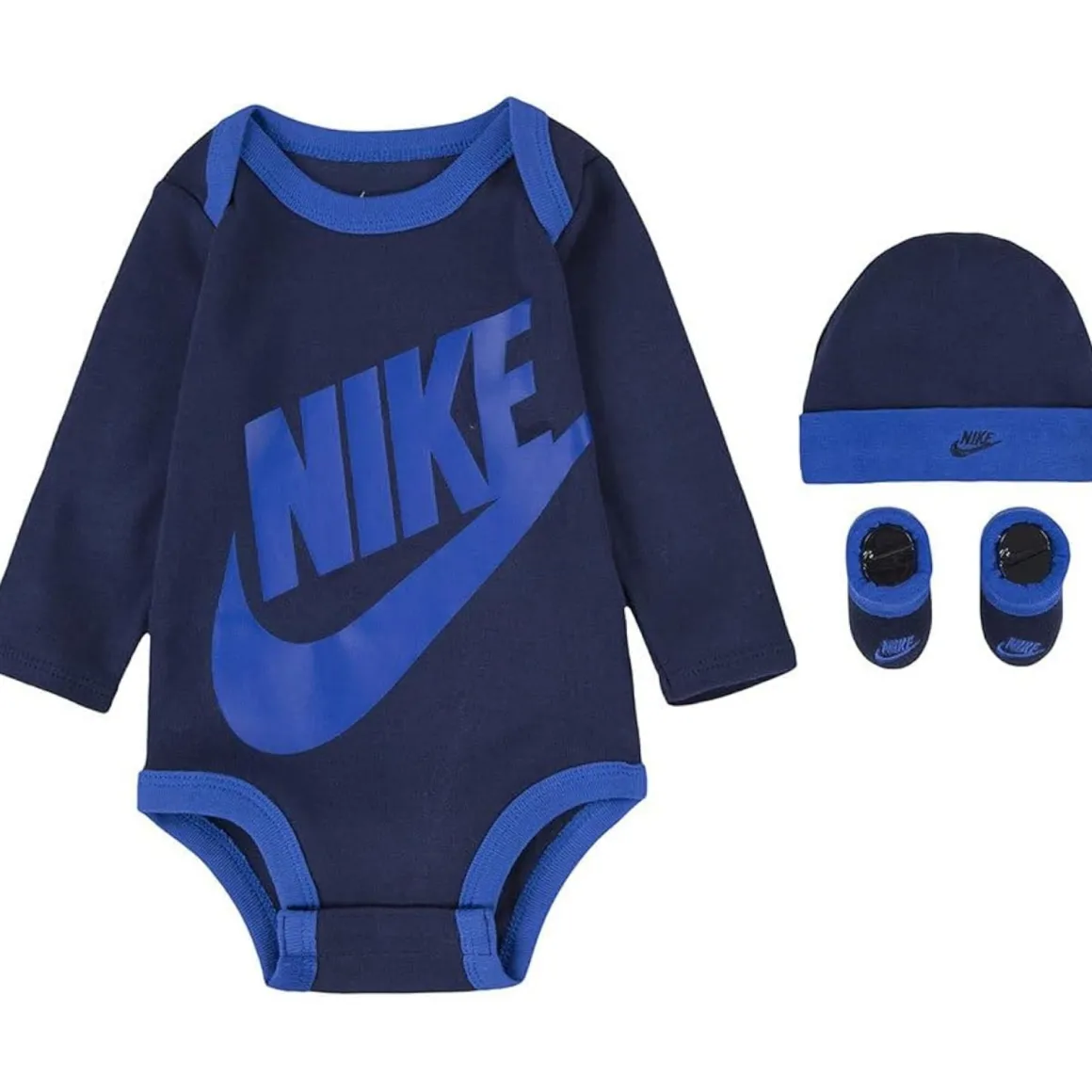 Nike set regalo body ml +cappello + babbucccia boy