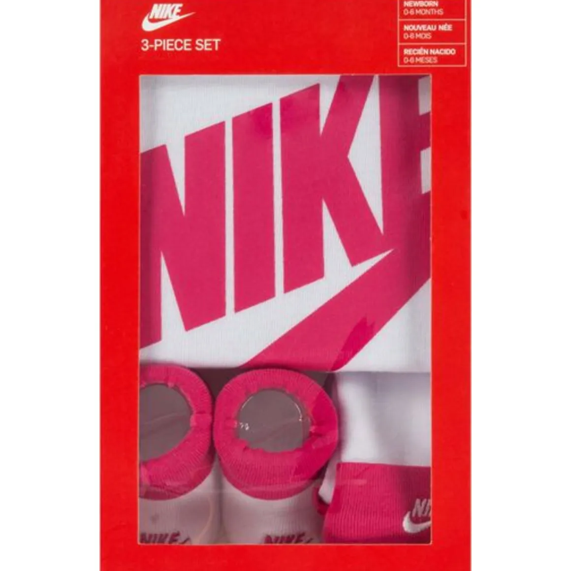 Nike set regalo body ml +cappello + babbucccia girl