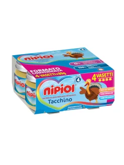 Nipiol – omogeneizzato tacchino – 4x80g