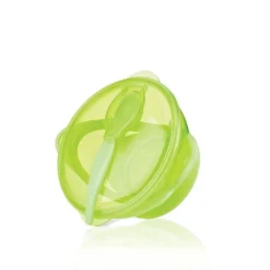 Nuby scodella 300ml con ventosa, coperchio e cucchiaino, assortita