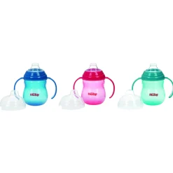 Nuby tazza no-spill con manici 6m+ 270ml – colori assortiti