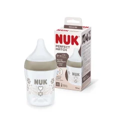 Nuk biberon perfect match pp150ml silicone tg s heart (bambina)