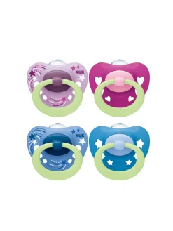Nuk – succhietto signature night silc 0-6 2pz