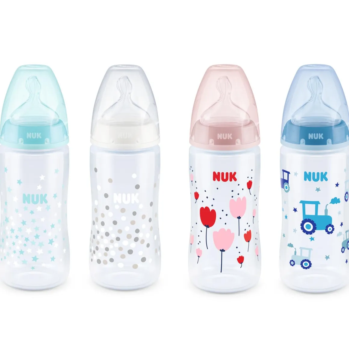 Nuk bib fc+ temp contr. pp360ml sil 6-18xl