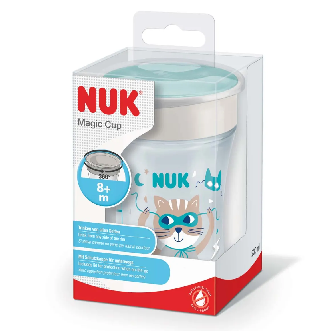 Nuk tazza magic cup 230ml_ gatto