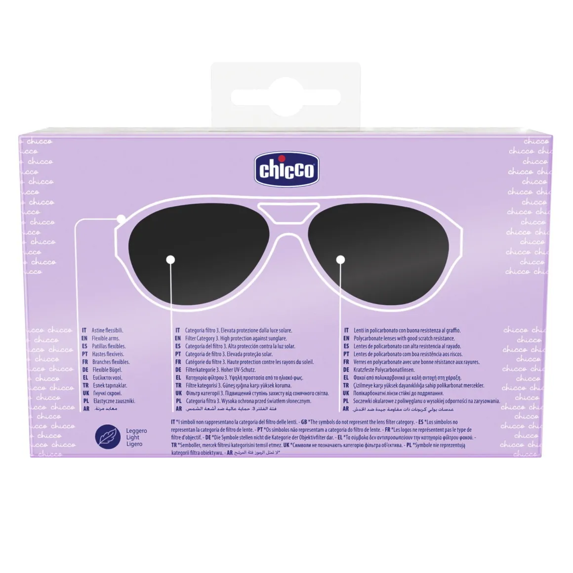 Occhiale da sole 36m+ rosa – chicco