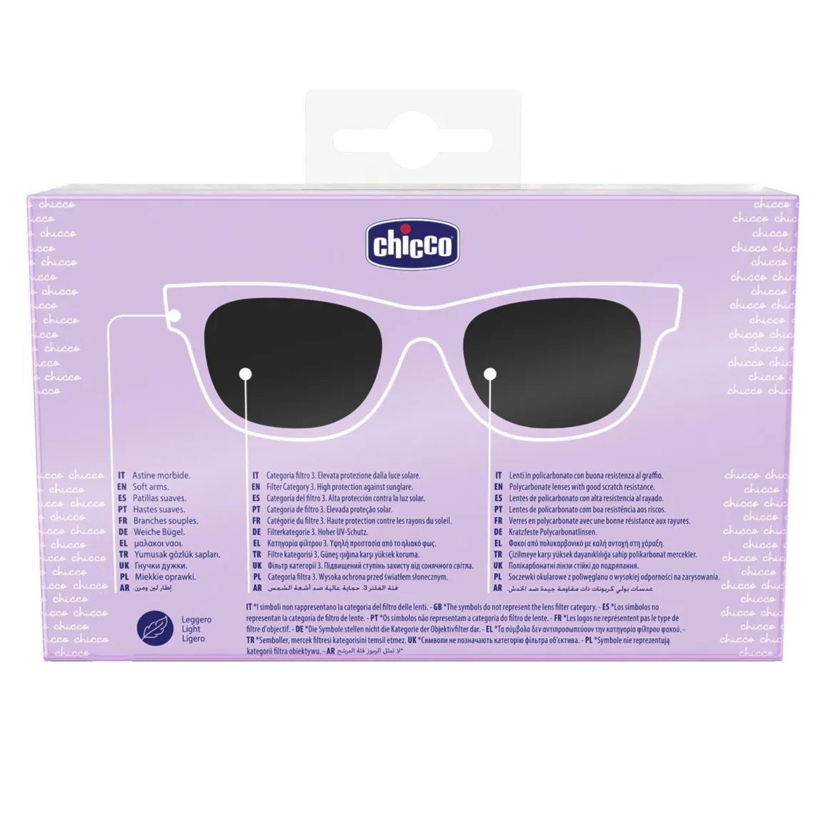 Occhiale da sole 24m+ rosso – chicco