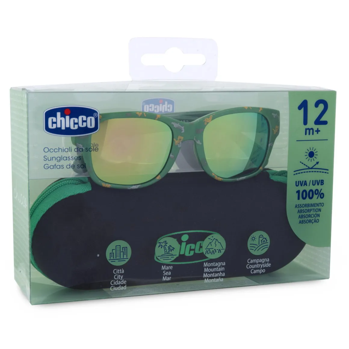 Occhiale da sole 12m+ verde – chicco
