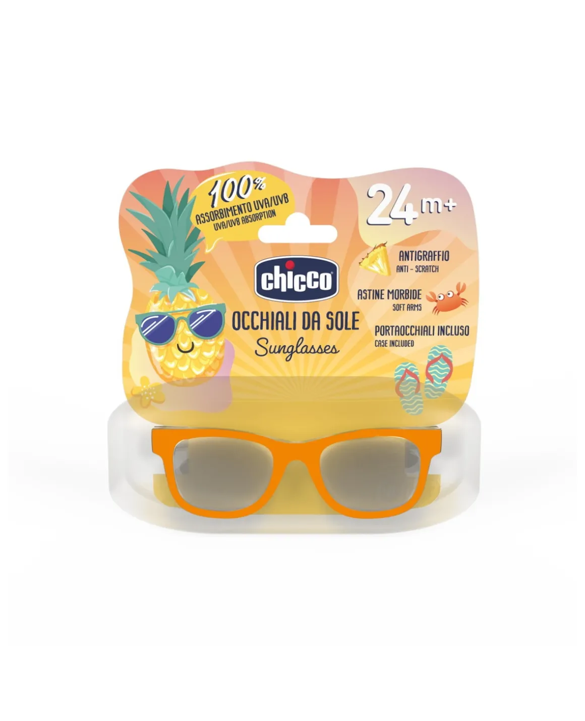 Occhiali 24m+ boy trasparenti