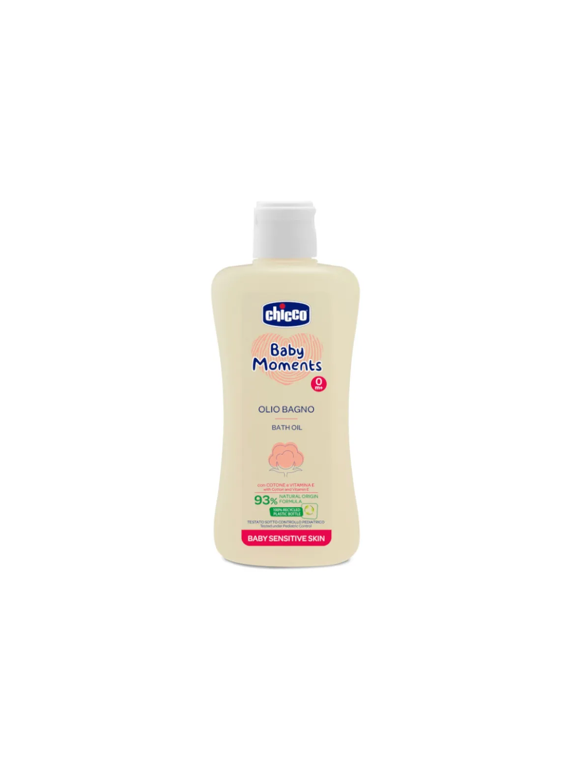 Olio bagno chicco baby moments sensitive skin