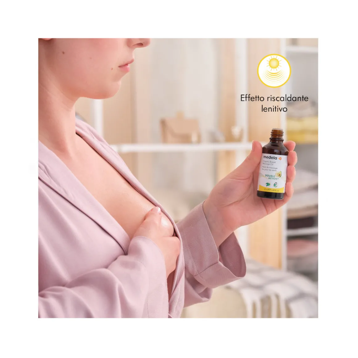 Olio bio per massaggio seno 50 ml – medela