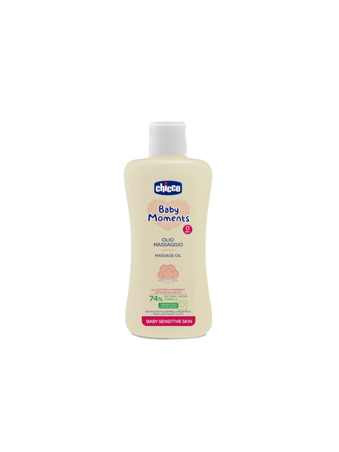 Olio massaggio baby moments chicco sensitive skin