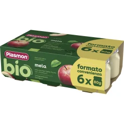 Omogeneizzato bio – mela 6x80g – plasmon
