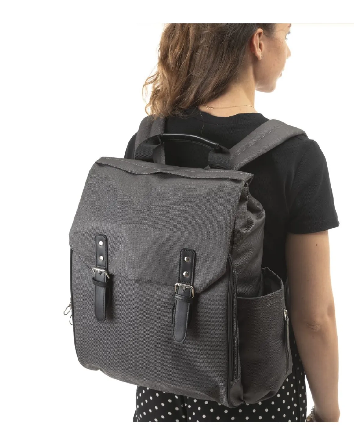 On the go backpack dark grey