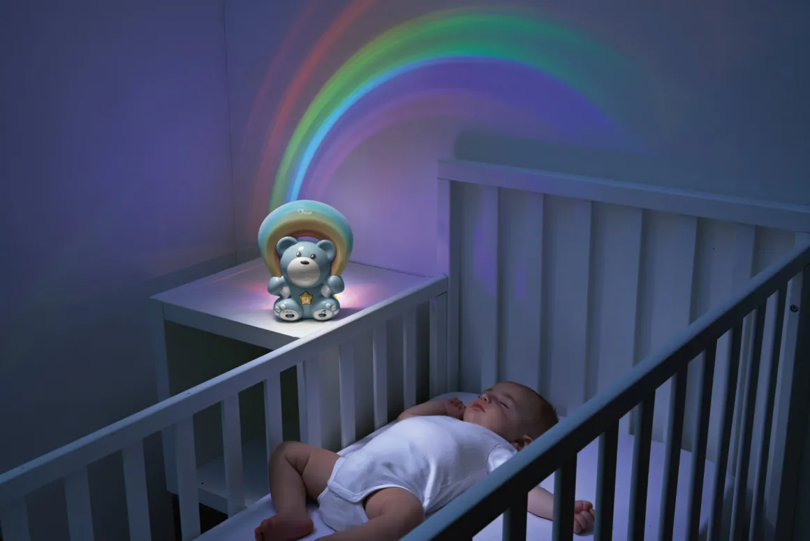 Orsetto arcobaleno azzurro – abbracci di gioia