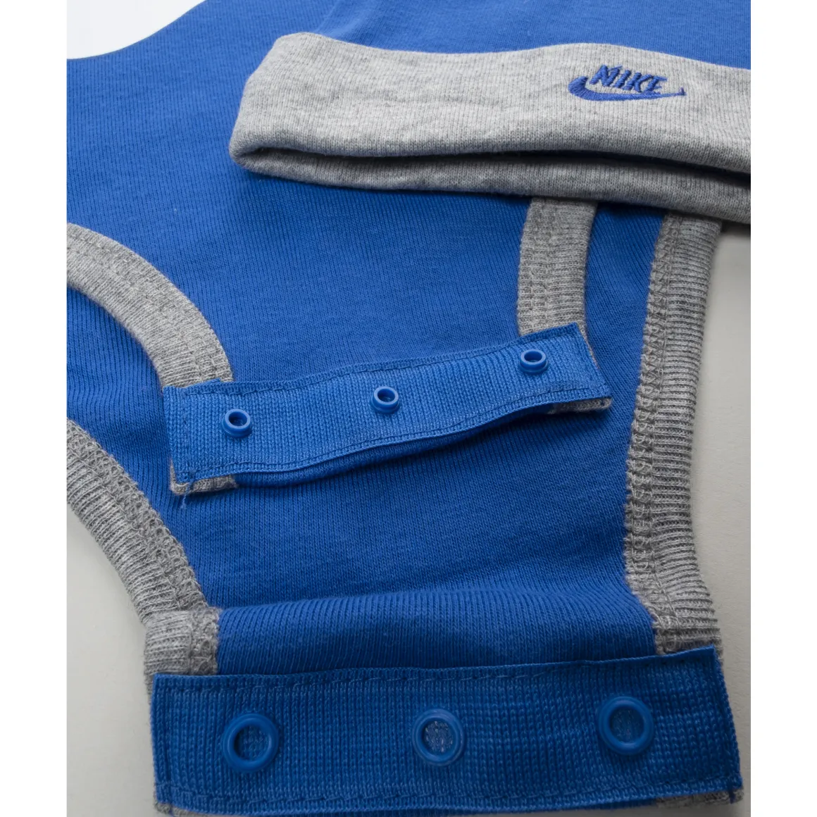 Pack 3 pezzi nike neonato grigio/blu