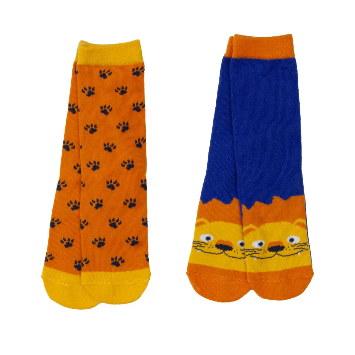 Pack due paia di calze antiscivolo bimbo leone