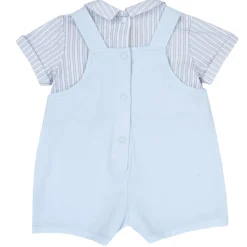 Pagliaccetto elegante, in cotone, apertura sulla schiena e a patello