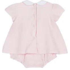 Pagliaccetto elegante, in cotone, apertura sulla schiena e a patello