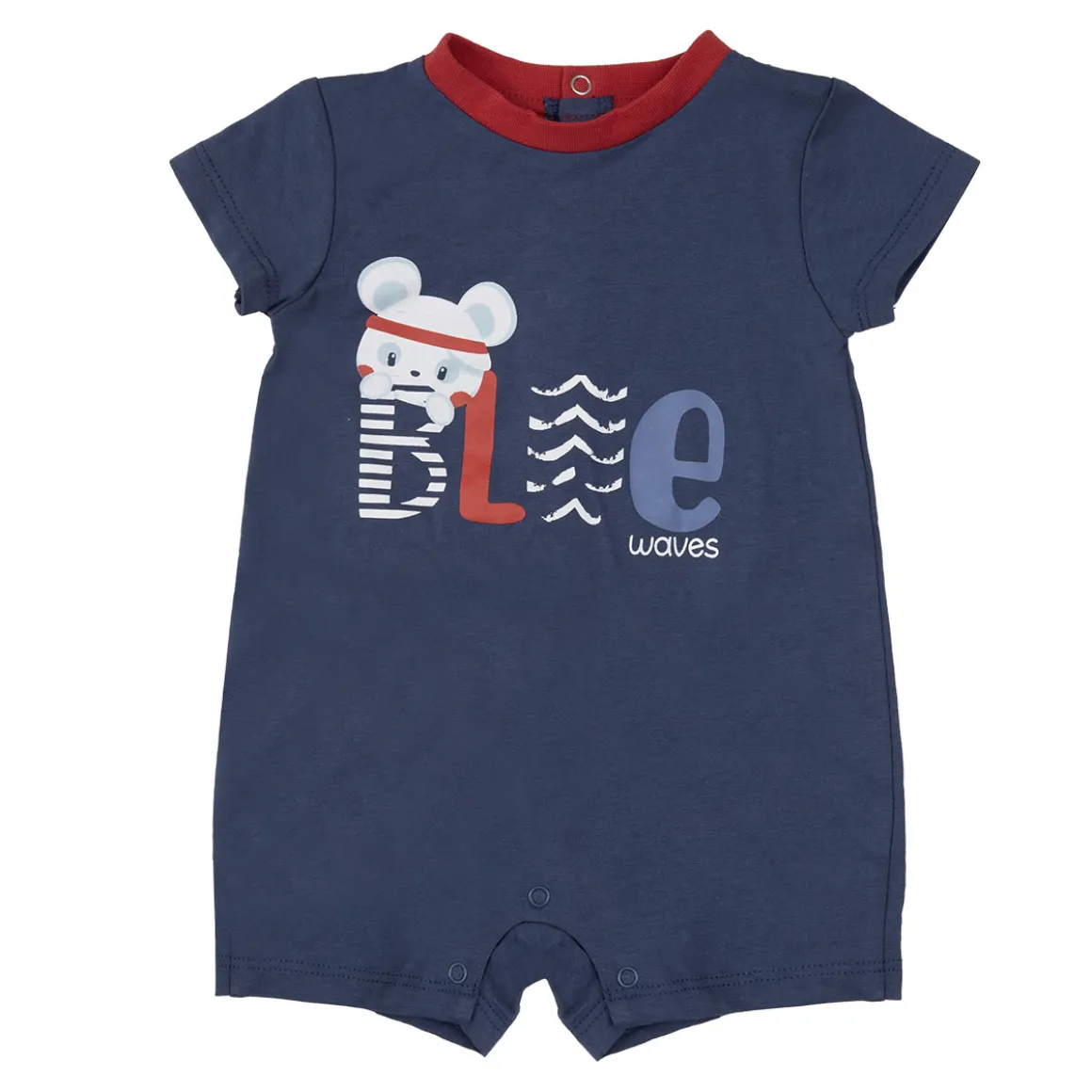 Pagliaccetto jersey bimbo blu