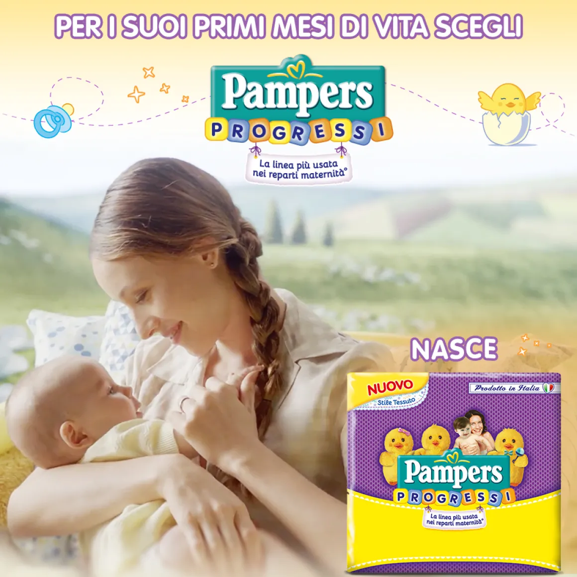 Pampers progressi micro taglia 0 (1-2.5 kg) – 24 pz