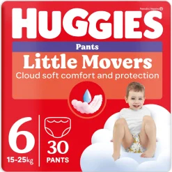 Pannolini little movers mutandina tg.6 – 30 pezzi – huggies