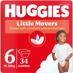 Pannolini little movers tg.6 – 34 pezzi – huggies