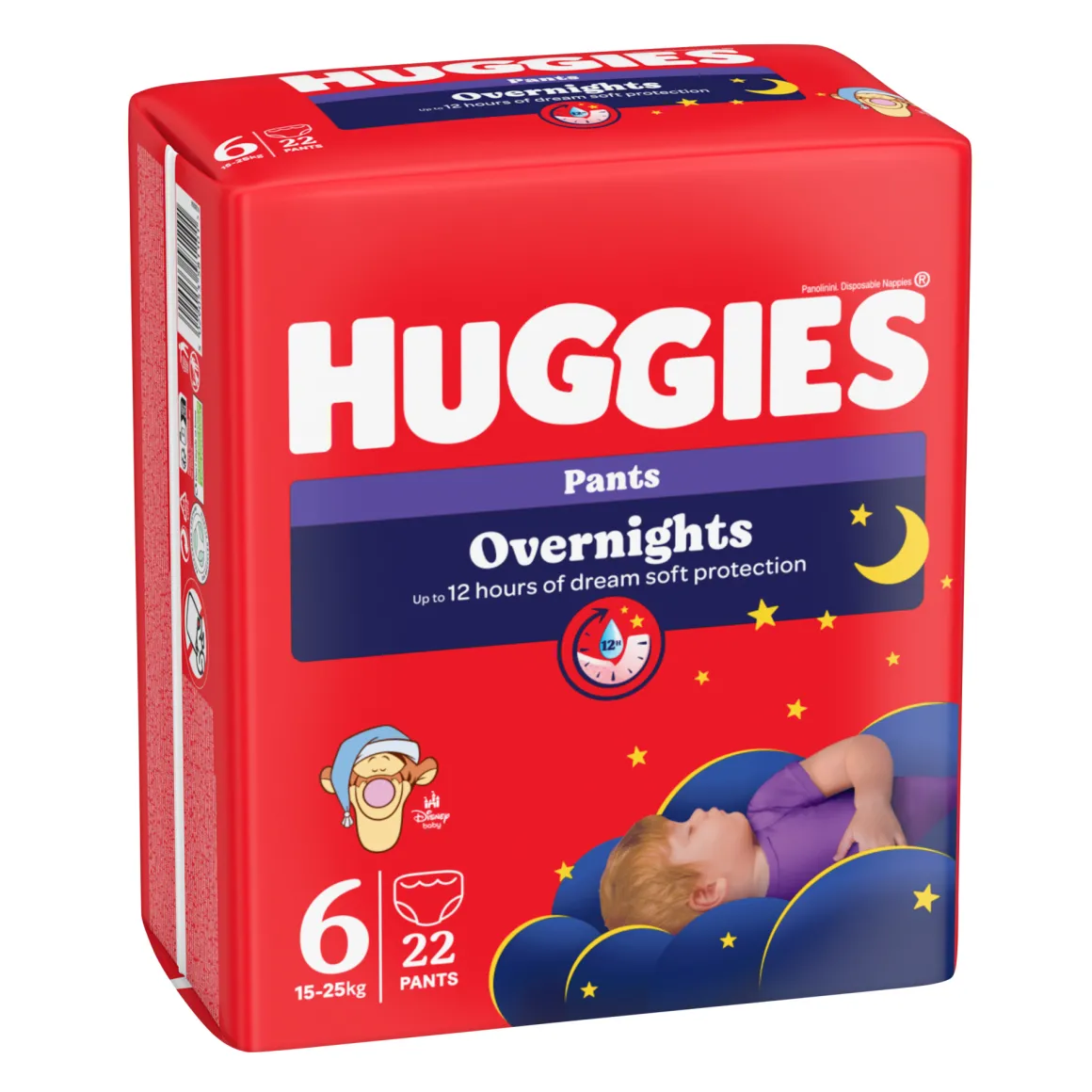 Pannolino overnight mutandina tg. 6 22pz – huggies