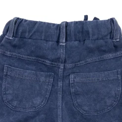 Pantalon french terry bimba blu