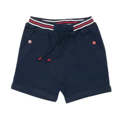 Pantaloncino casual bimbo blu piquet