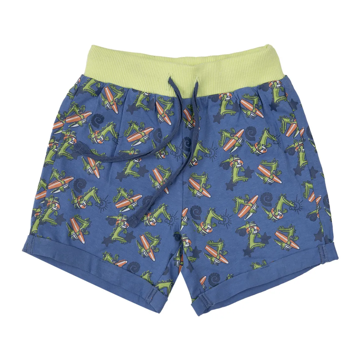 Pantaloncino jersey bimbo blue stampato