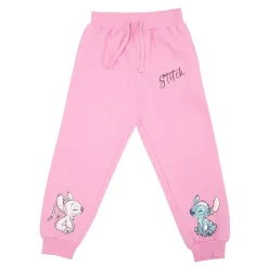Pantalone bimba rosa “stitch”