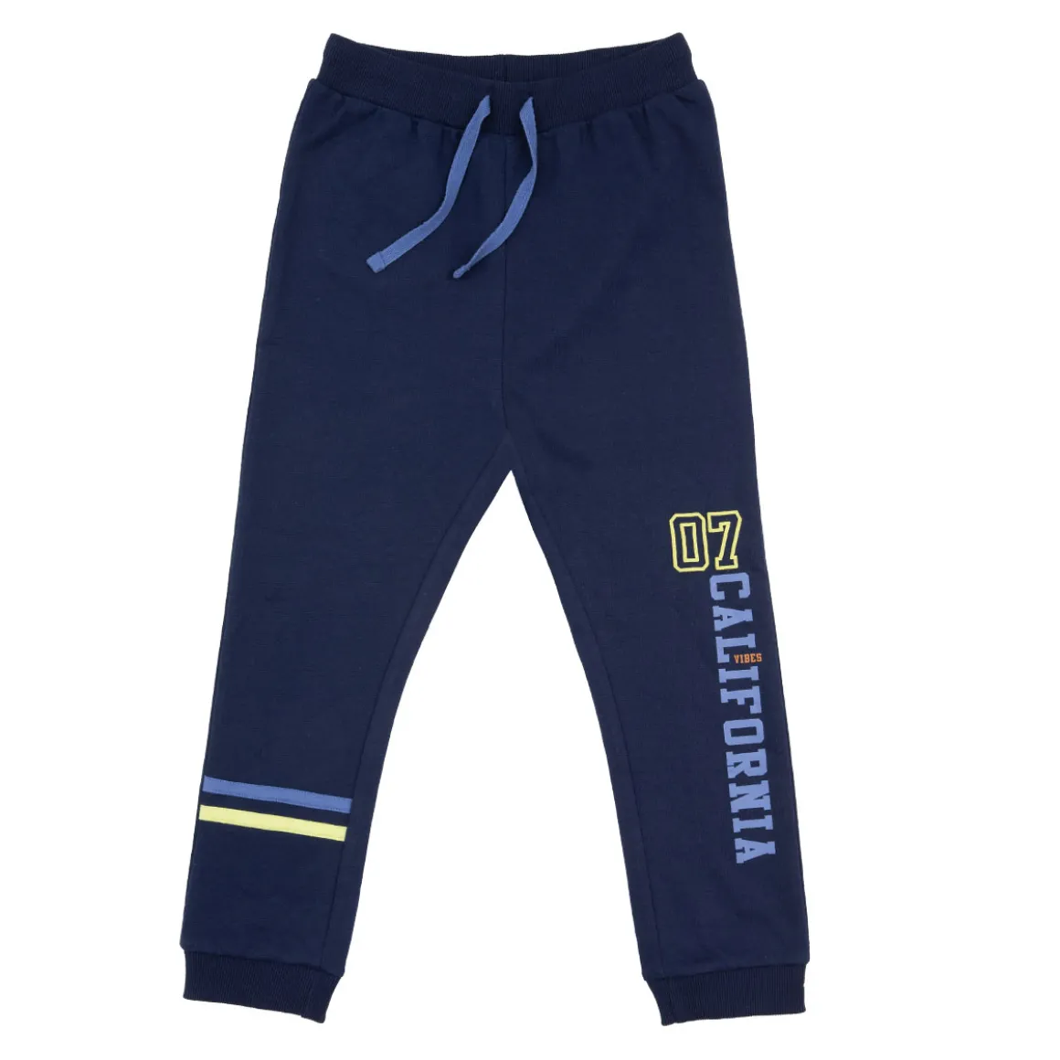 Pantalone bimbo felpato blue